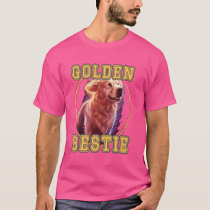 GOLDEN BESTIE schattig Golden Retriever ouderontwe T-shirt