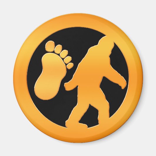 Golden Bigfoot Magneet (Voorkant)
