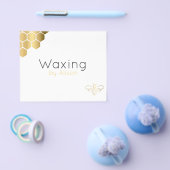 Golden bijen, estheticiaanse technicus flyer (Enkel)