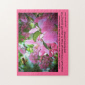 Golden bijen - Lowell Quote Legpuzzel (Verticaal)