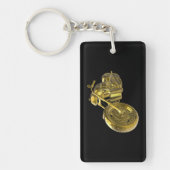 Golden Bike 3D - Sleutelhanger (Voorkant)