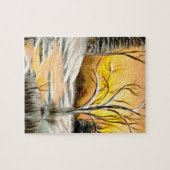 Golden Birch Winter Mirage Legpuzzel (Horizontaal)
