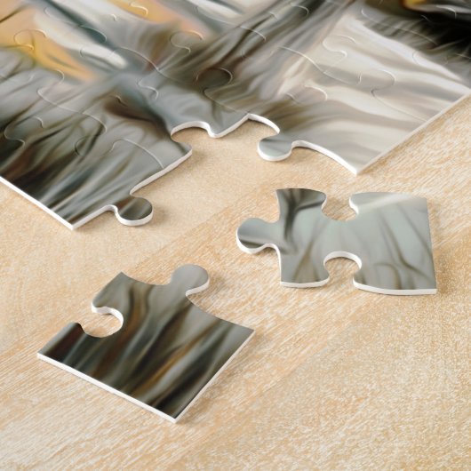 Golden Birch Winter Mirage Legpuzzel (Zijkant)