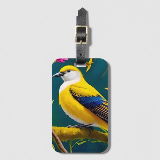 Golden Bird Bagagelabel (Voorkant (verticaal))