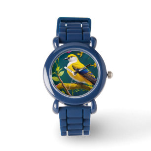 Golden Bird Horloge