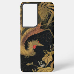 Golden Bird Japans Klassiek Antiek Samsung Galaxy Hoesje