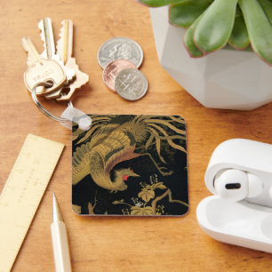 Golden Bird Japans Klassiek Antiek Sleutelhanger