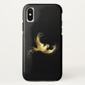 Golden Bird op zwarte achtergrond Case-Mate iPhone Case (Achterkant)