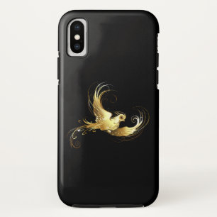 Golden Bird op zwarte achtergrond Case-Mate iPhone Case
