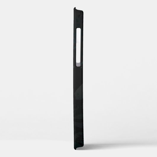 Golden Bird Skull op zwarte achtergrond Case-Mate iPhone Case (Achterkant / Links)