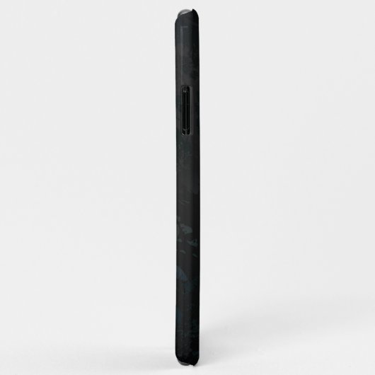 Golden Bird Skull op zwarte achtergrond Case-Mate iPhone Case (Achterkant/rechts)