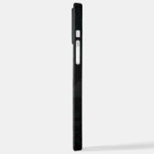 Golden Bird Skull op zwarte achtergrond iPhone Hoesje (Linkerkant)