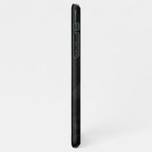 Golden Bird Skull op zwarte achtergrond iPhone Hoesje (Linkerkant)