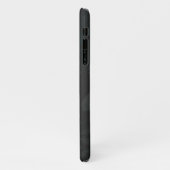 Golden Bird Skull op zwarte achtergrond iPhone Hoesje (Linkerkant)