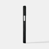 Golden Bird Skull op zwarte achtergrond iPhone Hoesje (Rechterkant)