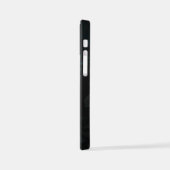 Golden Bird Skull op zwarte achtergrond iPhone Hoesje (Linkerkant)