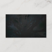 Golden Bird Skull op zwarte achtergrond Kortingskaartje (Achterkant)