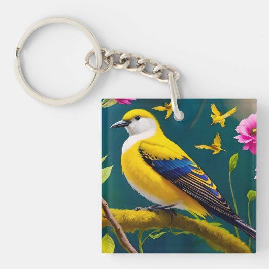 Golden Bird Sleutelhanger (voorkant)
