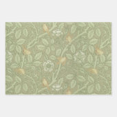 Golden Birds  Morris Pattern Rozen Inpakpapier Vel (Voorkant 2)