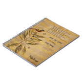 Golden Birdsong op perkament Notitieboek (Linkerzijde)