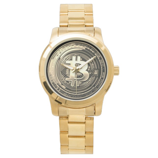 Golden Bitmunt Horloge (Voorkant)