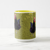 Golden Black Chickens, Coffee-Mok Mok (Midden)