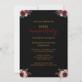 Golden Black elegante 50ste huwelijksverjaardag Kaart (Voorkant)