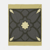 Golden Black Fleece Deken (Voorkant)
