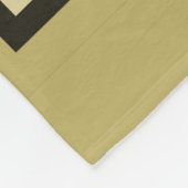 Golden Black Fleece Deken (Hoek)