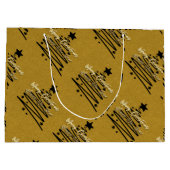 Golden Black Gift Bag Groot Cadeauzakje (Achterkant)