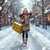 Golden Black Gift Bag Groot Cadeauzakje