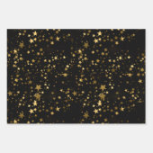 Golden Black Golden Wrapping Paper Sheets Set 7 (Voorkant 2)