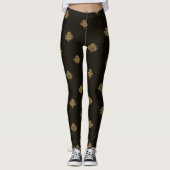 Golden Black Leggings Pattern (Voorkant)
