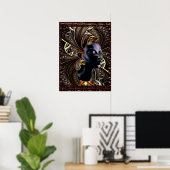 Golden Black Magic Poster (Thuiskantoor)