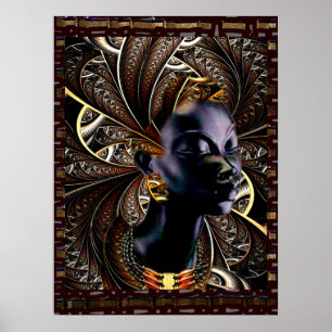 Golden Black Magic Poster