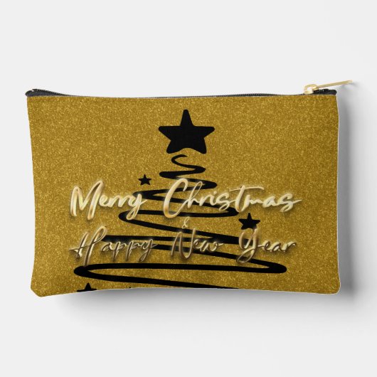 Golden Black Pouch Etui (Achterkant)