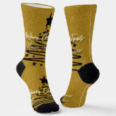 Golden Black Socks Sokken (Gebogen)