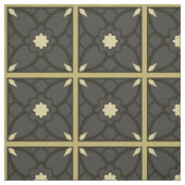 Golden Black Stof (Swatch)