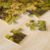 Golden bladeren van Herfst - 8 x 10 inch Legpuzzel (Zijkant)
