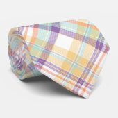 Golden, blauw, Paars en wit Stropdas (Opgerold)