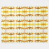 Golden Bling Fleece Deken (Voorkant (Horizontaal))