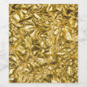 Golden Bling Wijn Etiket (Enkel label)