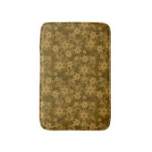 Golden  bloempatroon badmat (Voorkant Verticaal)