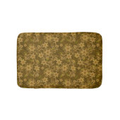 Golden  bloempatroon badmat (Voorkant)