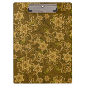 Golden  bloempatroon klembord (Voorkant)