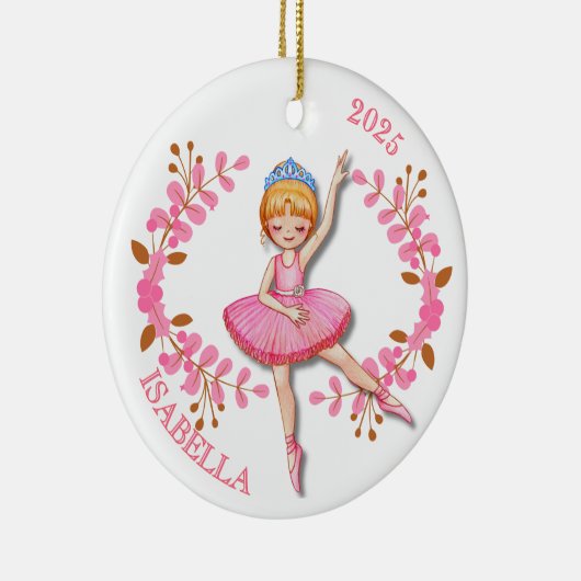 Golden Blonde Ballerina Ornament (Rechts)