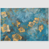 Golden Bloom Botanisch Weefselpapier Tissuepapier (Voorkant)