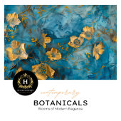 Golden Bloom Botanisch Weefselpapier Tissuepapier
