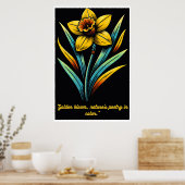 Golden Bloom: een eerbetoon aan de poëzie van Natu Poster (Keuken)