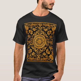 Golden Bloom Elegantie T-shirt